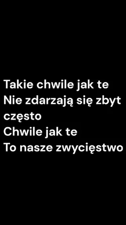 Chwile jak te