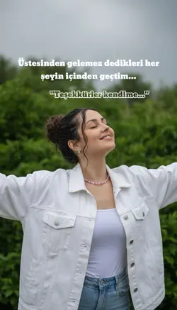 Teşekkürler kendime