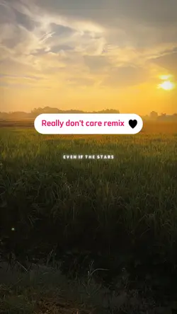 Really don't care