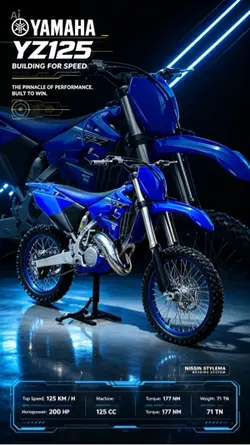 YAMAHA YZ 125 POSTER