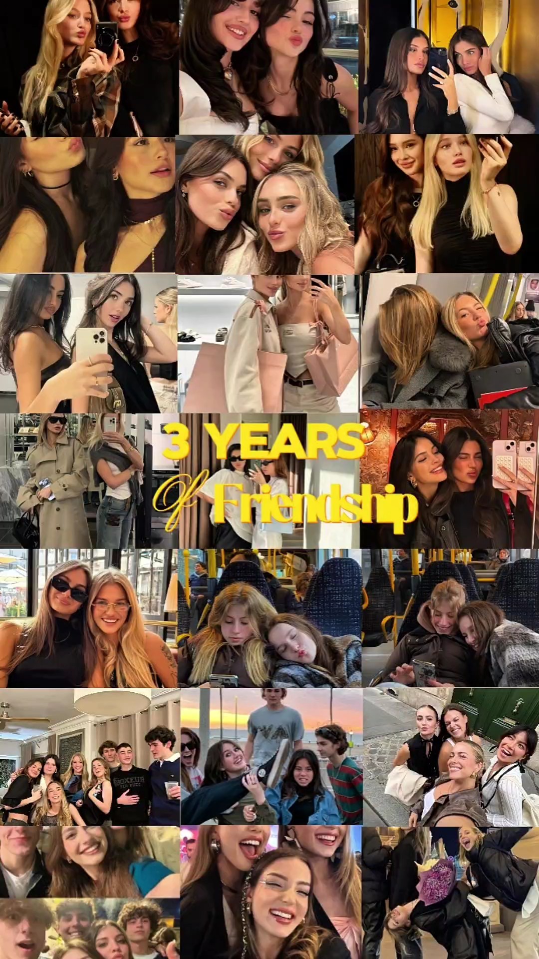 3 Jahre Freundschaft