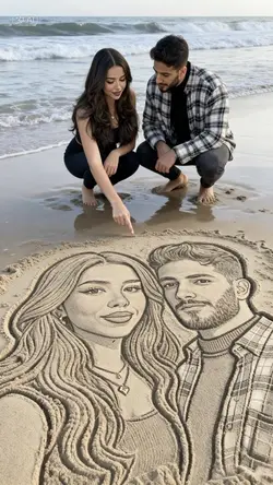 Couple photo collage