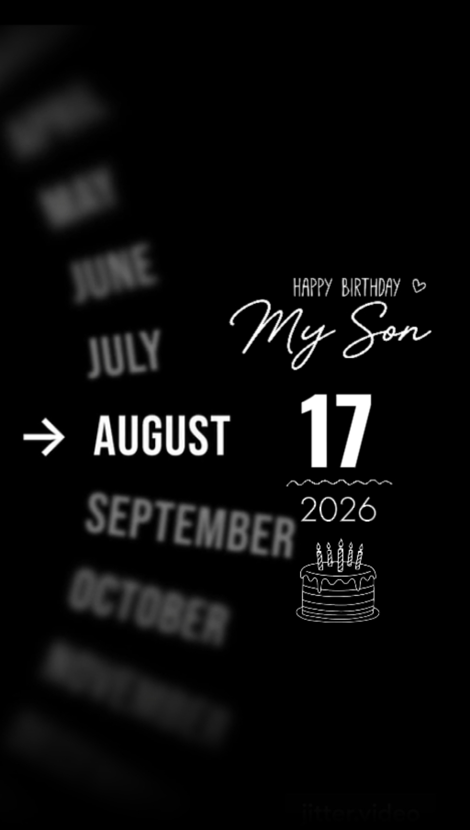 BDAY SON 17 AUGUST
