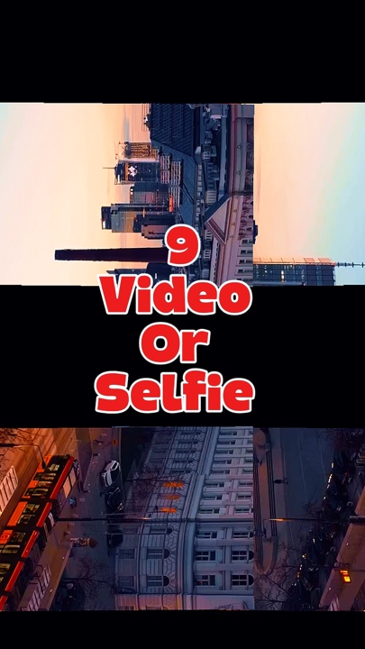 9 vídeo ou selfie 