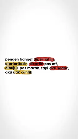 tapi aku sadar