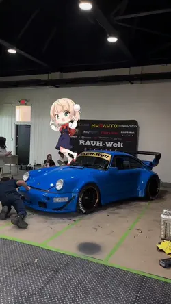 Anime dance in car