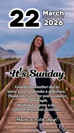 It's Sunday 