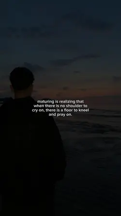 maturing is realizin