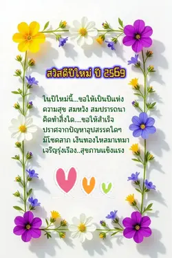 สวัสดีปีใหม่ปี2569