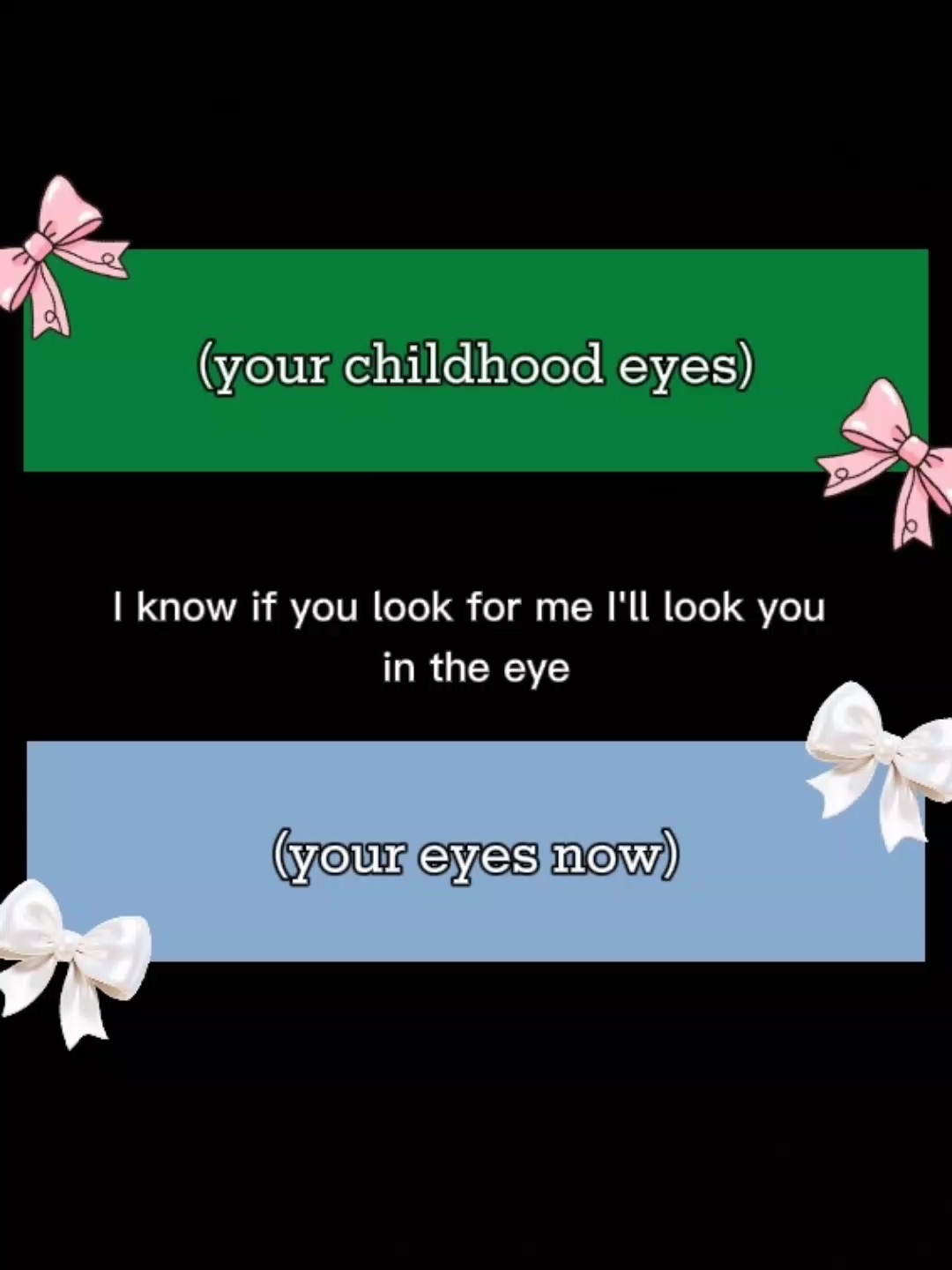 look to my eyes 