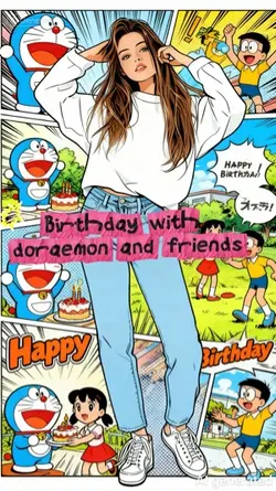 Ai birthday doraemon