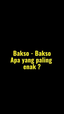 Iklan Bakso