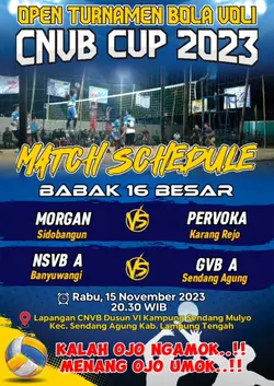 jadwal pertandingan