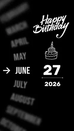 HBD 27 June 2026