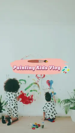 Painting Kids Vlog