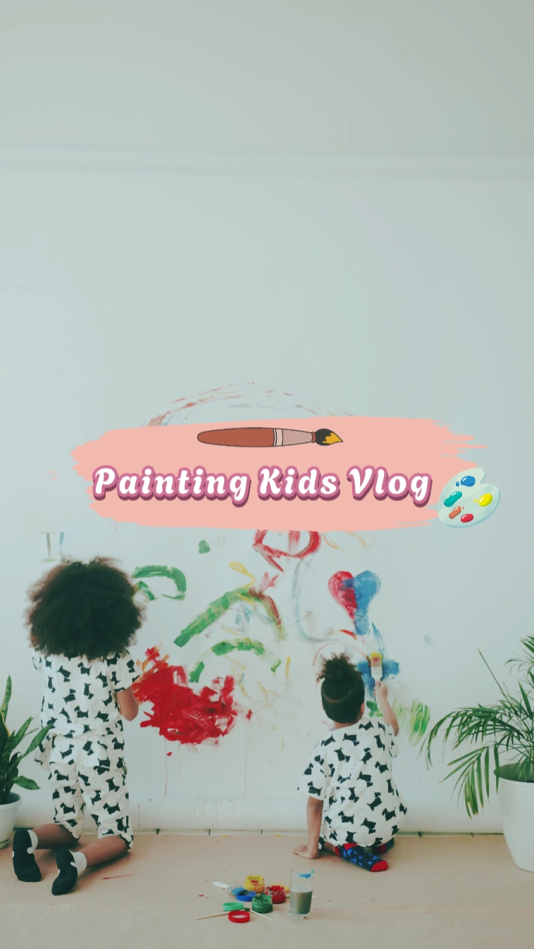 Boyama Çocuklar Vlog