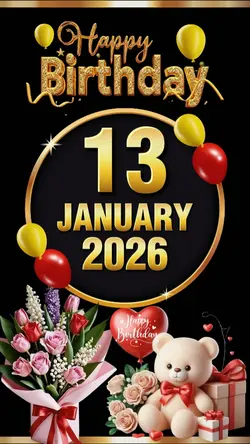 BIRTHDAY 13 JANUARY 