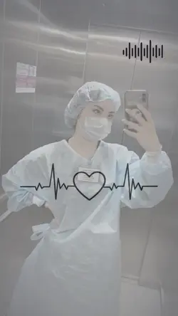 Cute sticker nurse