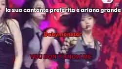 You don't know me