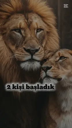 2kişi başladık