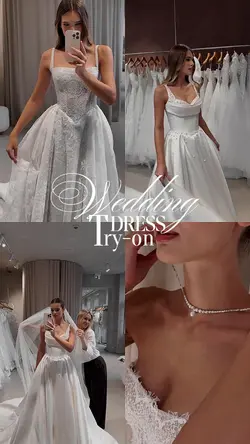 Bridal try-on vlog