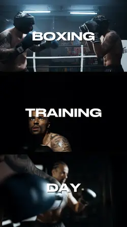 Boxing training day