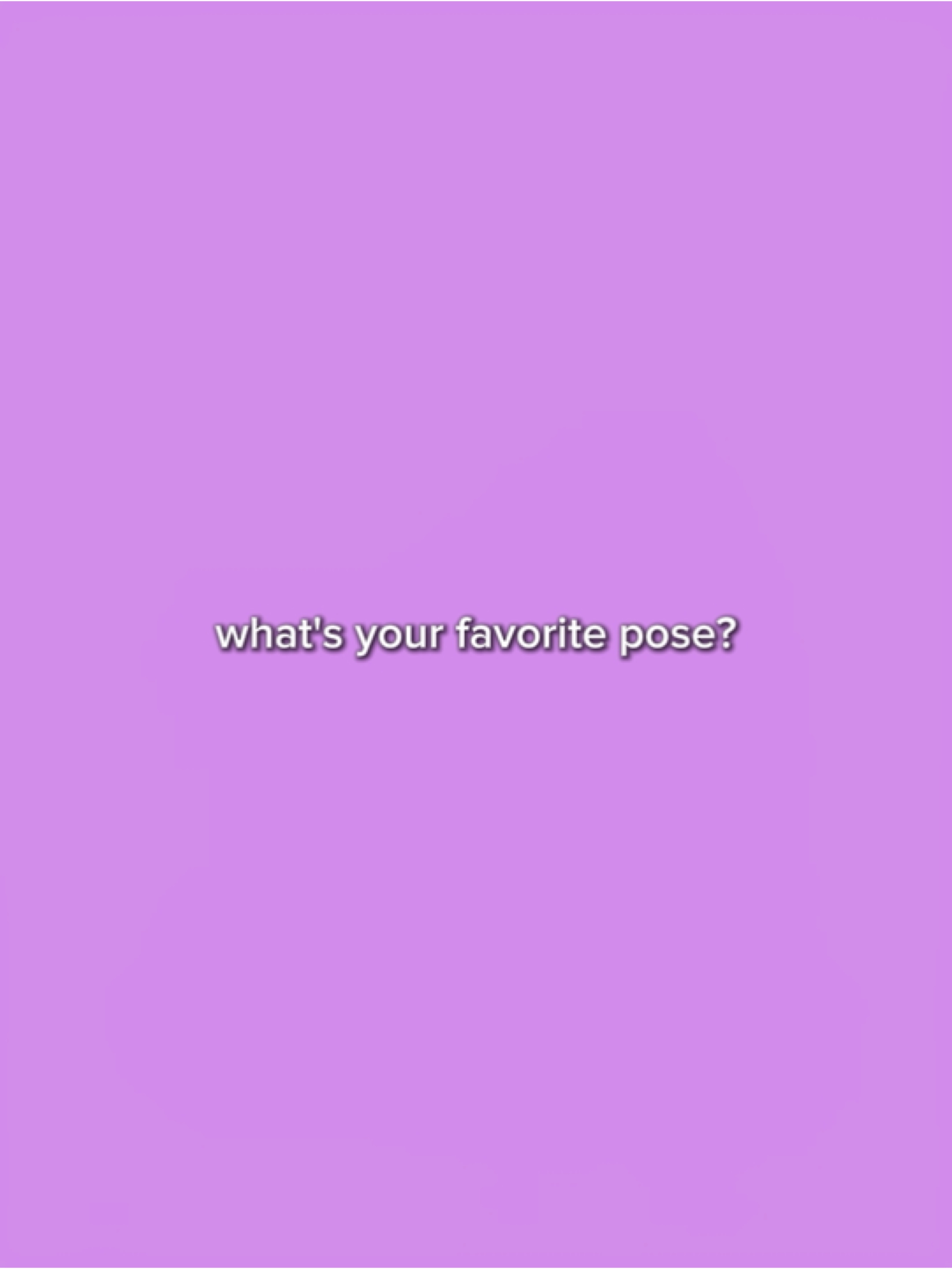 Mi pose favorita