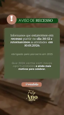 Aviso de Recesso