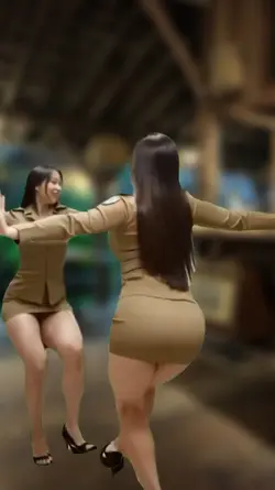 ganti latar dance