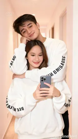 ai couple selfie