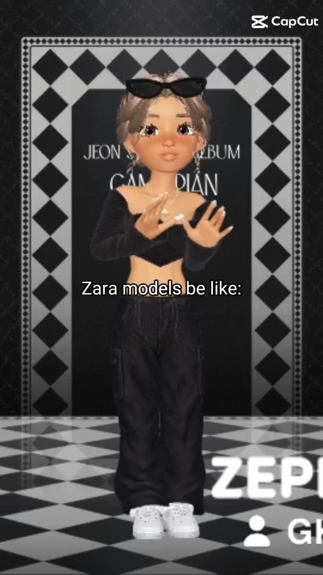 Zara models be like: