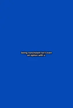 nonchalant 