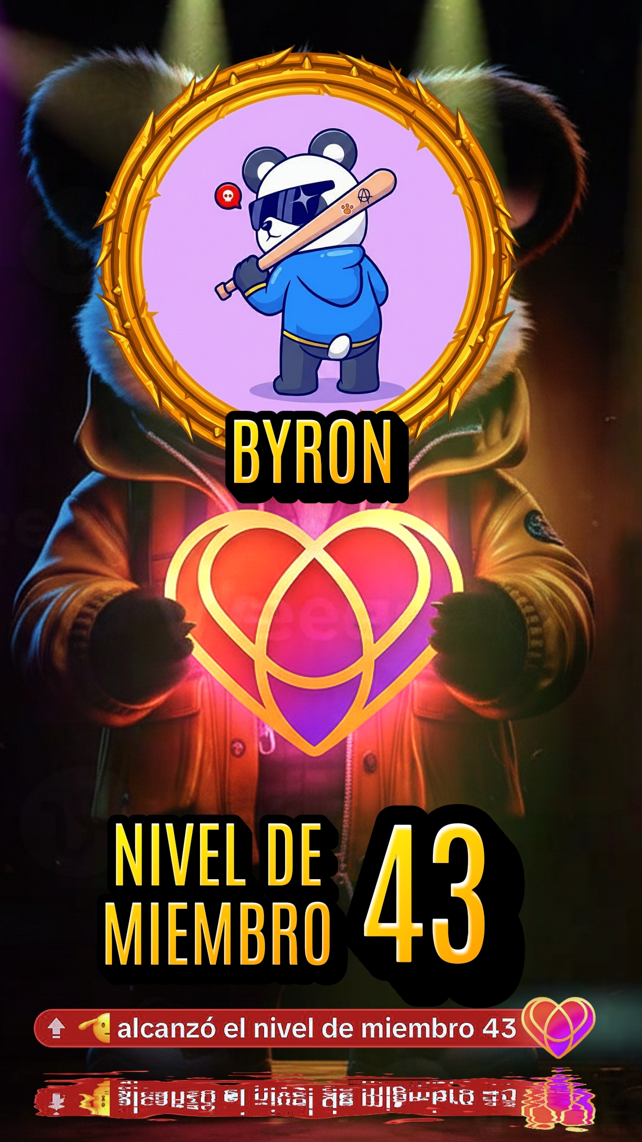 NIVEL 43 DE MIEMBRO 