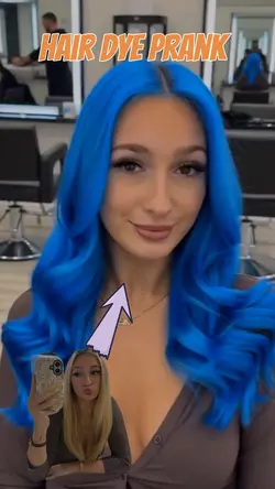 Hair dye prank 😂