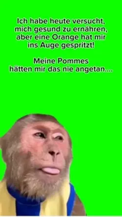Affe weinend 