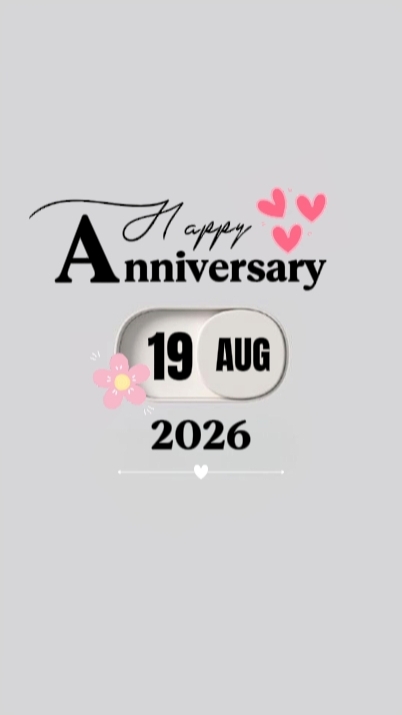 ANNIV 19 AUGUST 2026