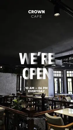 We Are Open