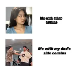 me with cousins