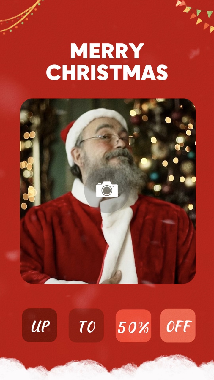 C2B Christmas Red Fashion Creative Introduction TikTok