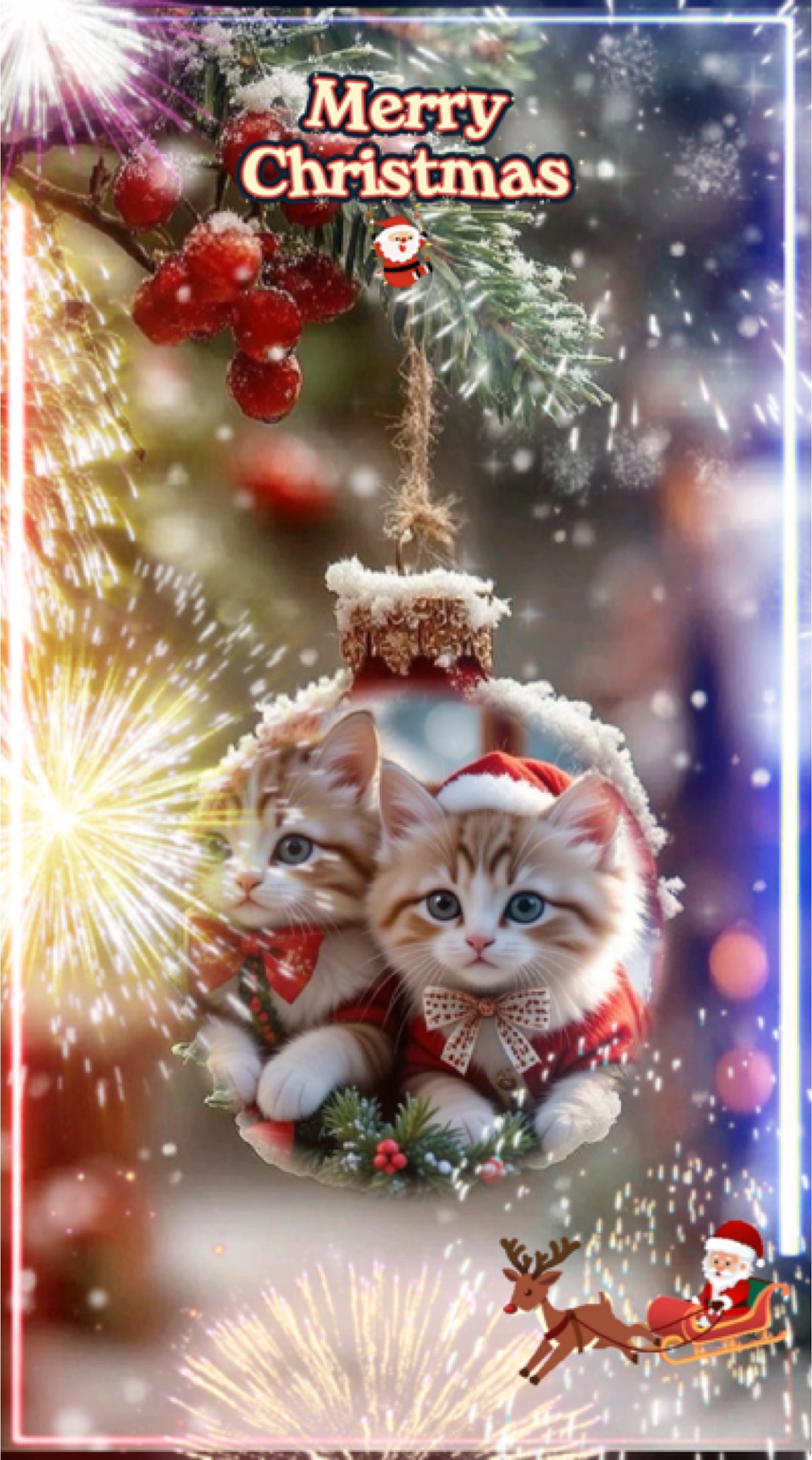 Gato navideño
