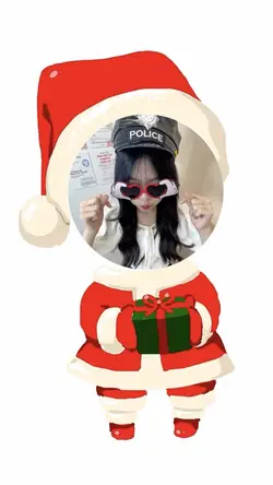 Mẫu ghép mặt xmas