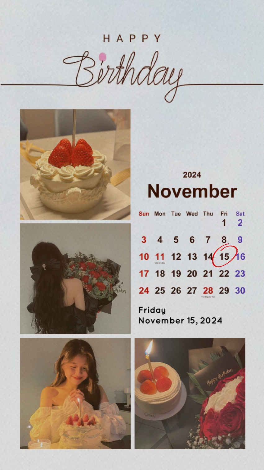 birthday 15 November
