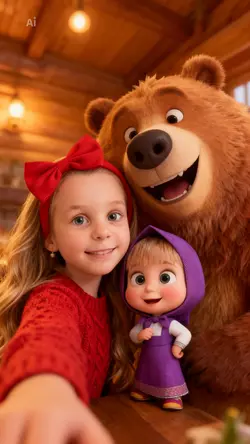 Marsha and bear