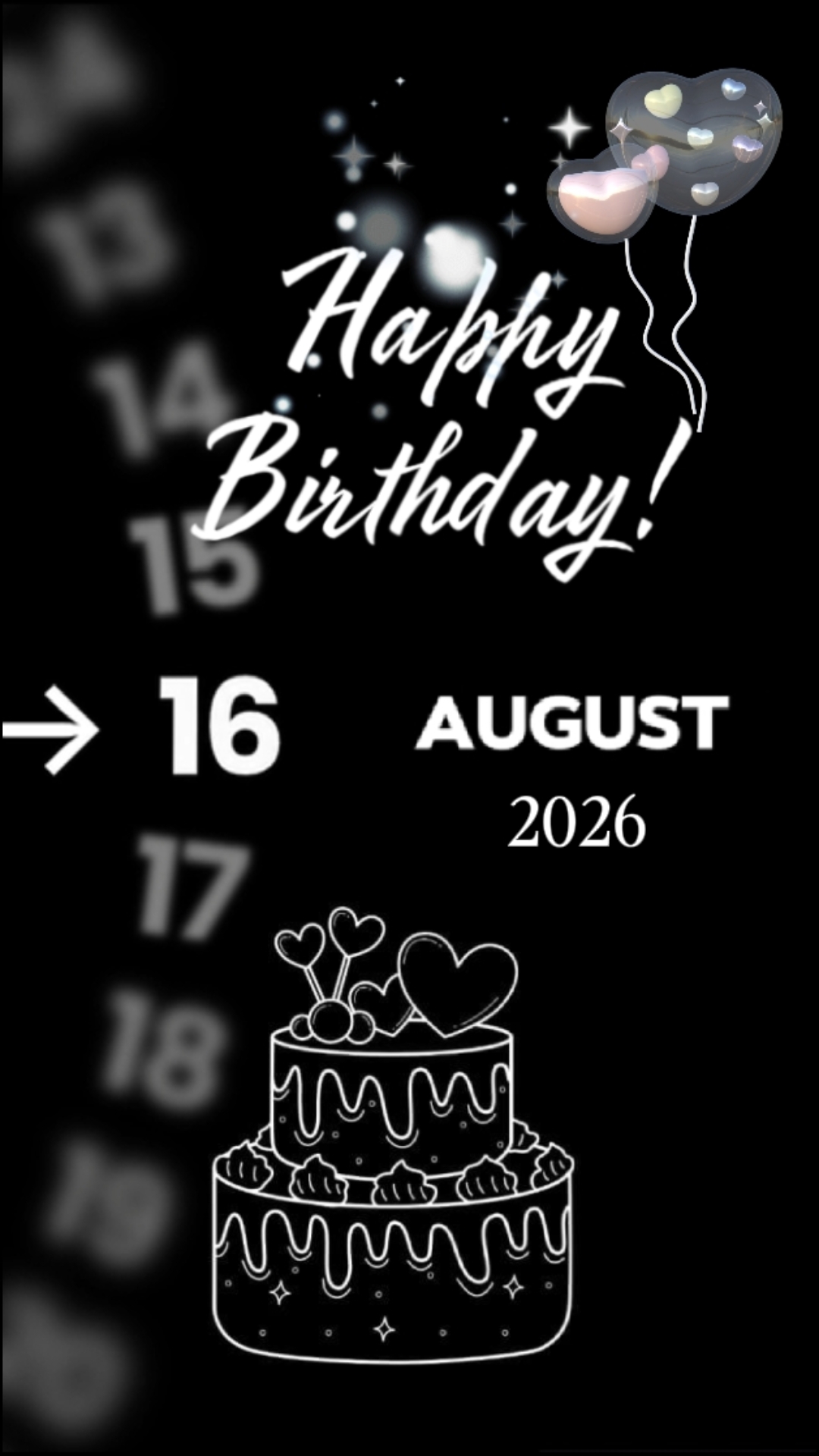 BIRTHDAY 16 AUGUST 