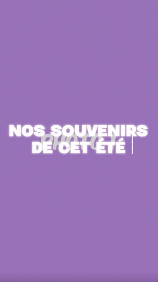 Recuerdos de cet été