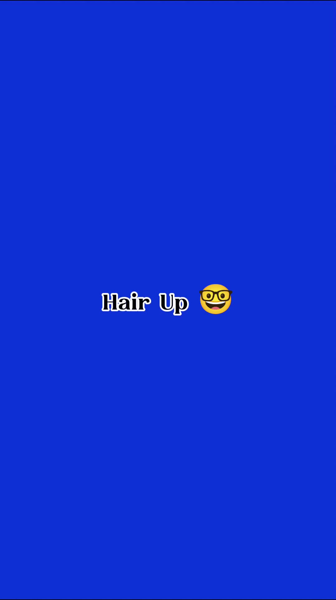 Haare hoch