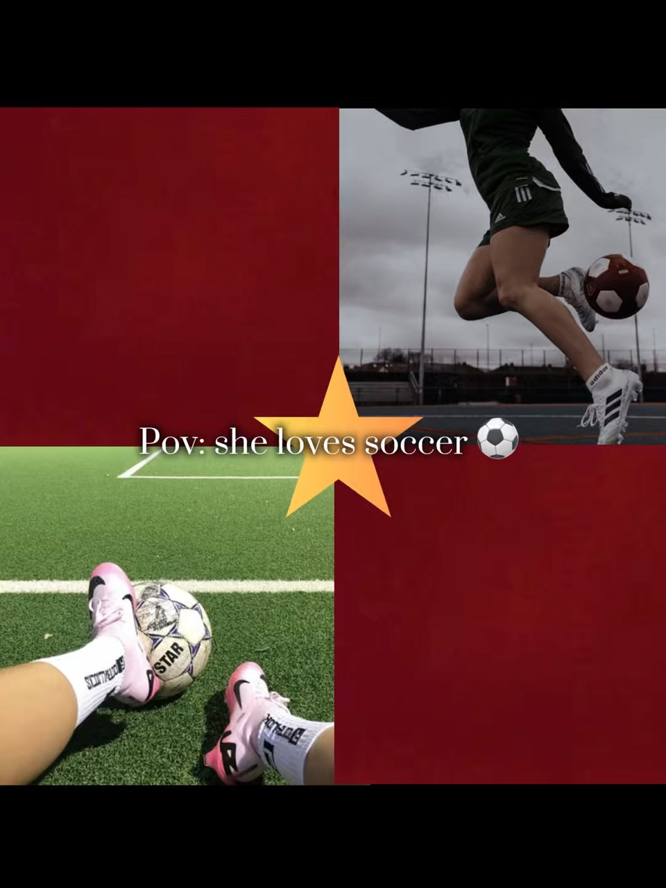 A ella le encanta el fútbol. ⚽️ 