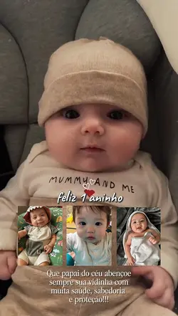 parabens 1 ano bebê 