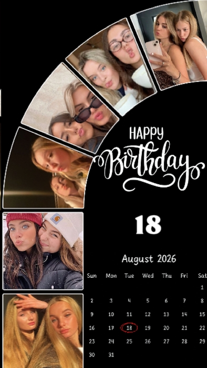 BIRTHDAY 18 AUGUST 