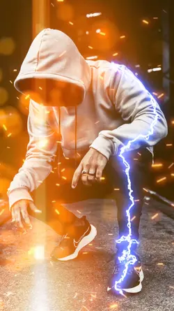 fire x thunder efek
